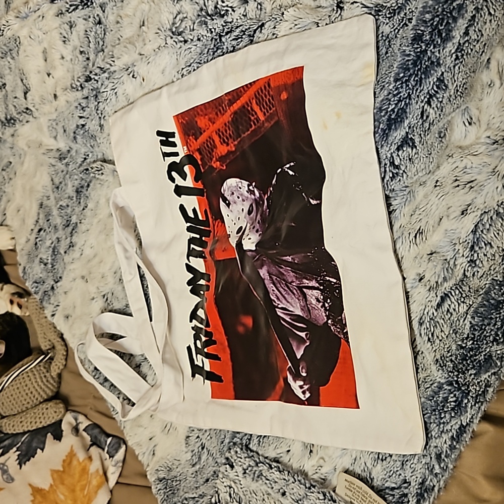 Halloween Horror Slasher Friday the 13th bag tote